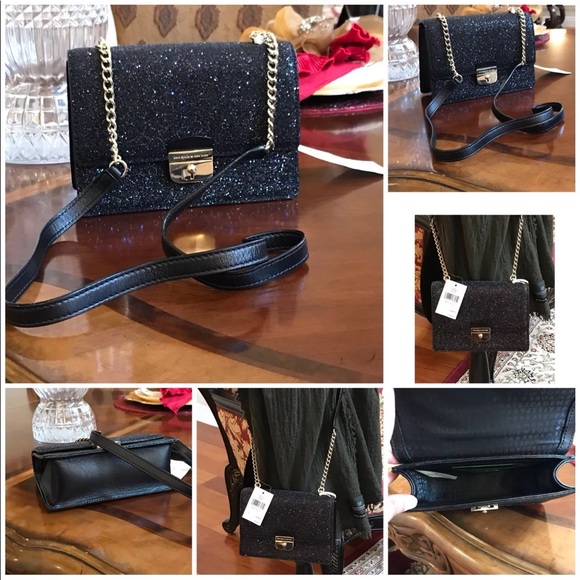 NWT Kate spade eden sunset lane glitter handbag